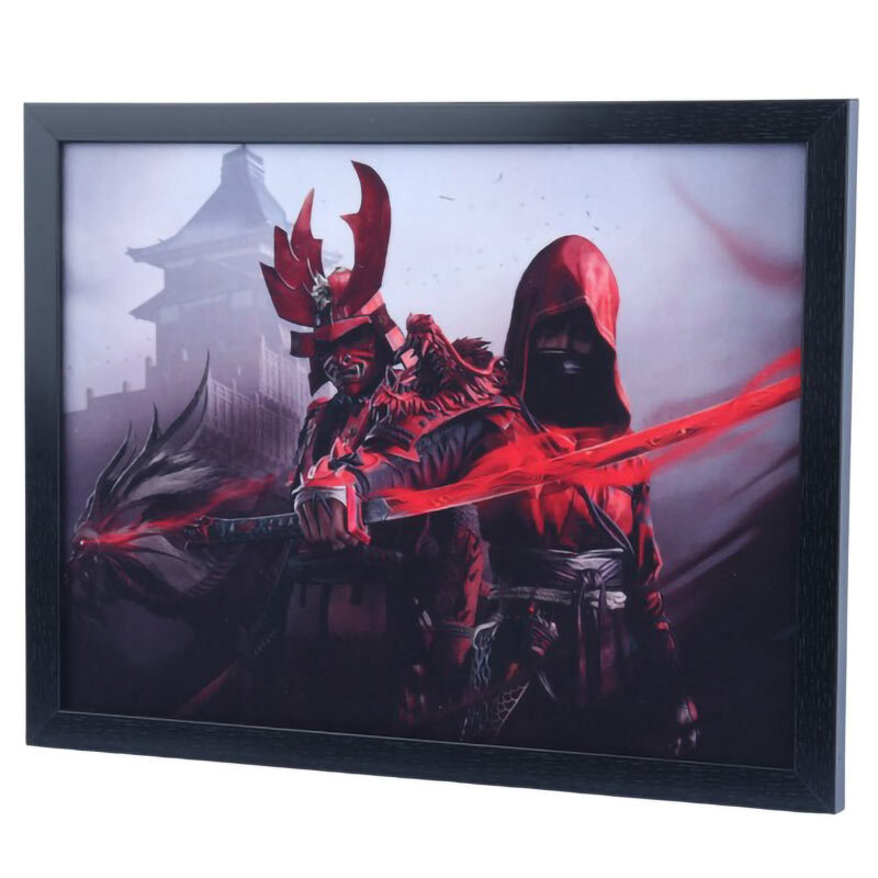 تابلو شاسی طرح Assassins Creed Shadows سایز 30*40 سانتی متر