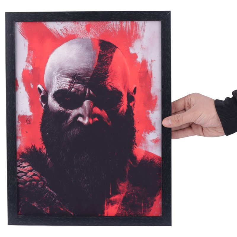تابلو شاسی طرح God Of War سایز 30*40 سانتی متر