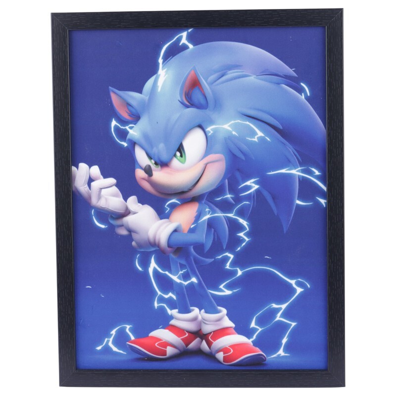 تابلو شاسی طرح Sonic سایز 30*40 سانتی متر کد 1