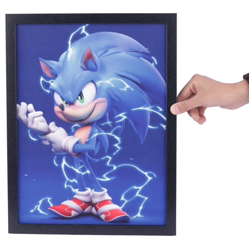 تابلو شاسی طرح Sonic سایز 30*40 سانتی متر کد 1