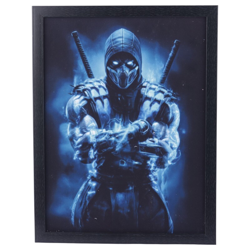 تابلو شاسی طرح Mortal Kombat سایز 30*40 سانتی متر کد 2