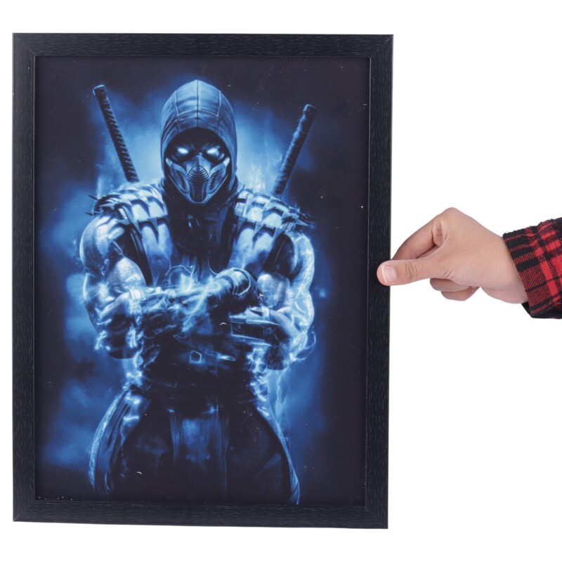 تابلو شاسی طرح Mortal Kombat سایز 30*40 سانتی متر کد 2