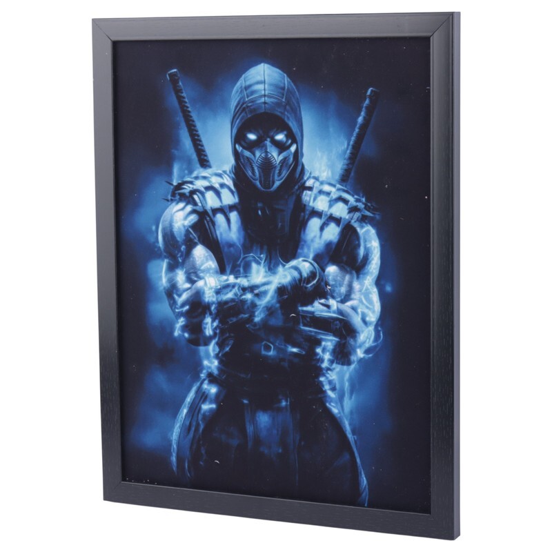 تابلو شاسی طرح Mortal Kombat سایز 30*40 سانتی متر کد 2