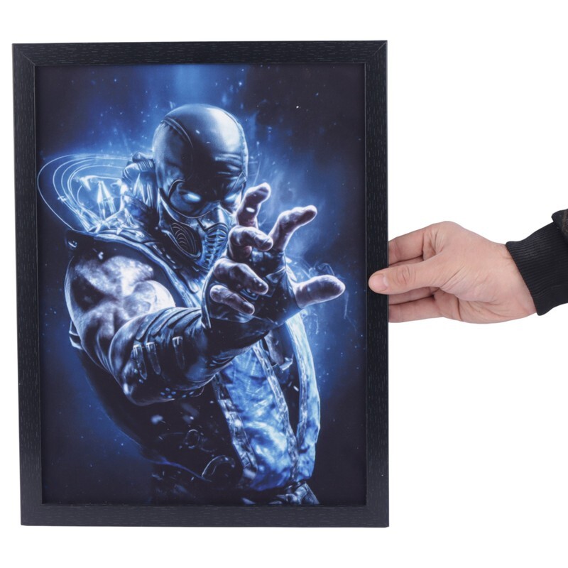 تابلو شاسی طرح Mortal Kombat سایز 30*40 سانتی متر کد 1
