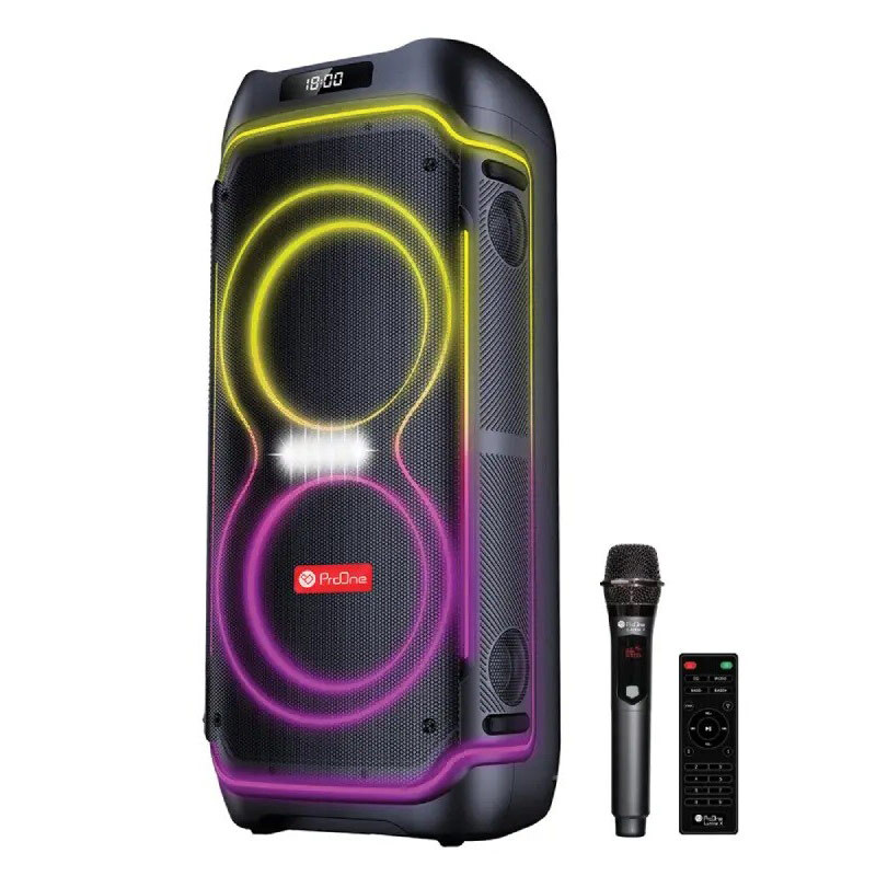 اسپیکر چمدانی بلوتوثی پرووان Lumina Pro PSB4977 + میکروفون و ریموت کنترل