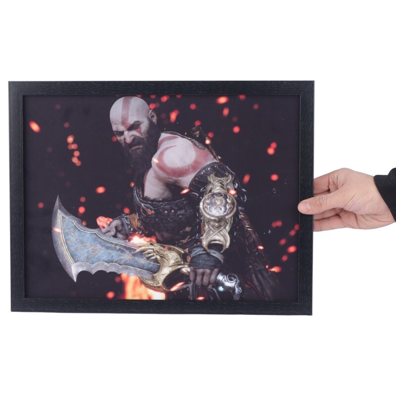 تابلو شاسی طرح God Of War سایز 30*40 سانتی متر کد 6