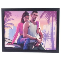 تابلو شاسی طرح GTA VI سایز 30*40 سانتی متر کد 2