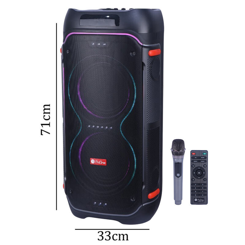 اسپیکر چمدانی بلوتوثی پرووان Lumina Pro PSB4977 + میکروفون و ریموت کنترل