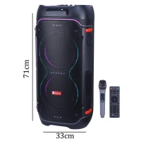 اسپیکر چمدانی بلوتوثی پرووان Lumina Pro PSB4977 + میکروفون و ریموت کنترل