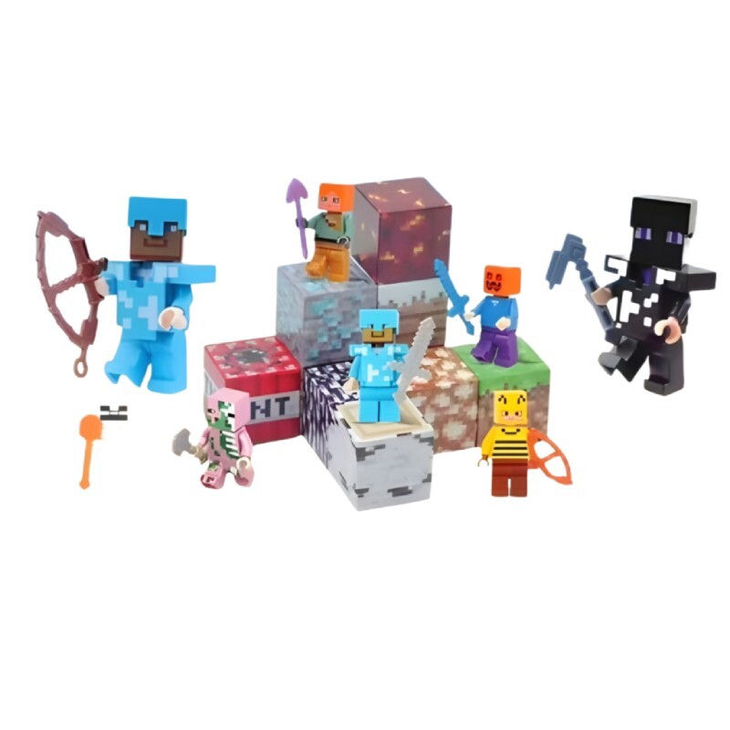 مینی فیگور ماینکرافت کد 23203 بسته 18 عددی