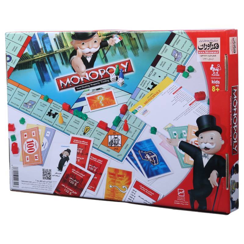بازی فکری مونوپولی کلاسیک فکرآوران کد 010223
