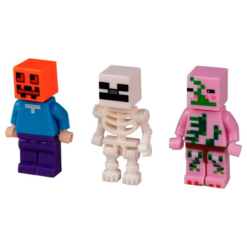 مینی فیگور ماینکرافت کد 23203 بسته 18 عددی