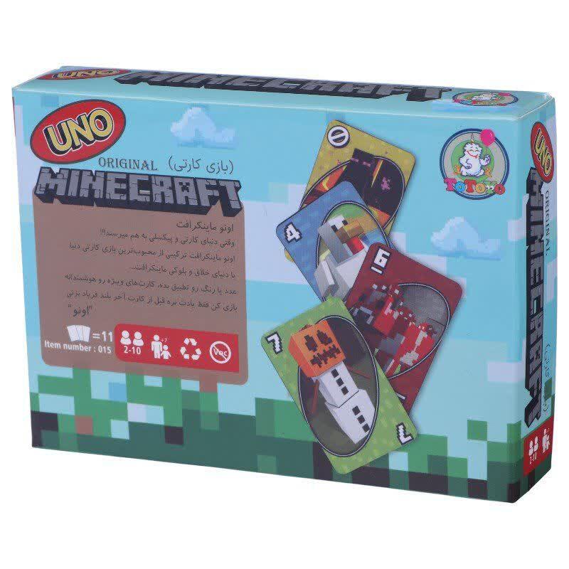 بازی فکری اونو ماینکرافت 112 کارتی Totoyo کد 011215