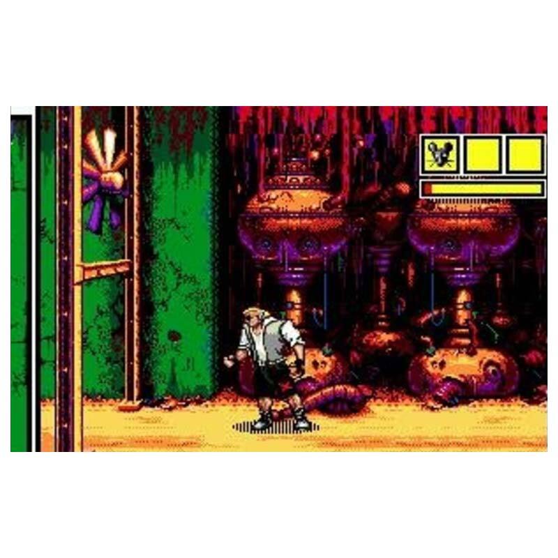 کارتریج پنج لبه بازی گلدن اکس 2 و کامیکس زون و بتل تودز و پری دریایی و شورش در شهر سگا کد BYAD20