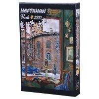 پازل 1000 تکه هفت خان طرح برج ساعت تبریز کد 010676