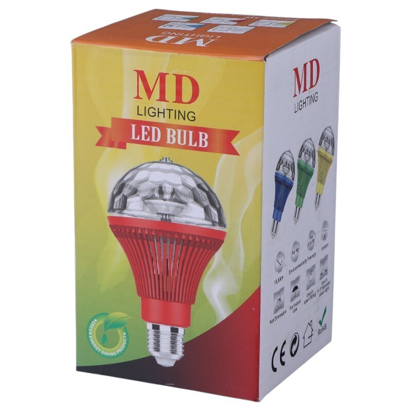 لامپ رقص نور گردان MD 3W E27