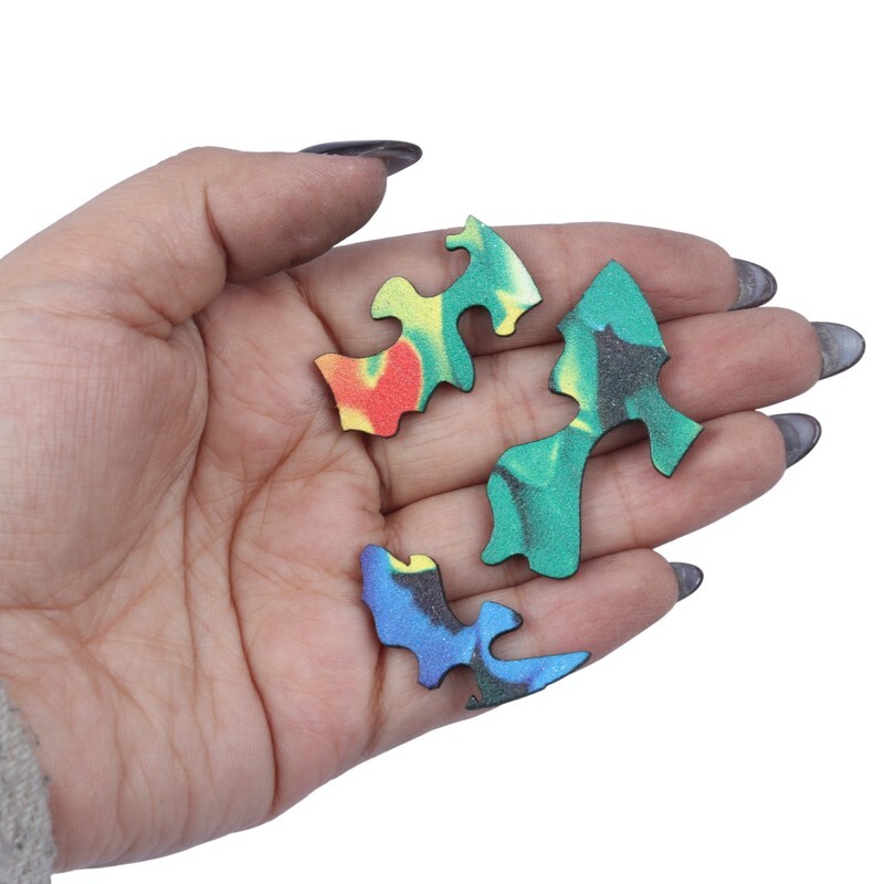 پازل چوبی 130 تکه هزارتو طرح طوطی کد 010993