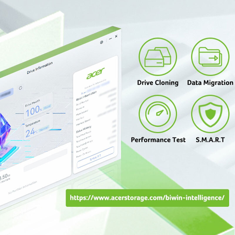 حافظه SSD ایسر Acer FA100 512GB M.2