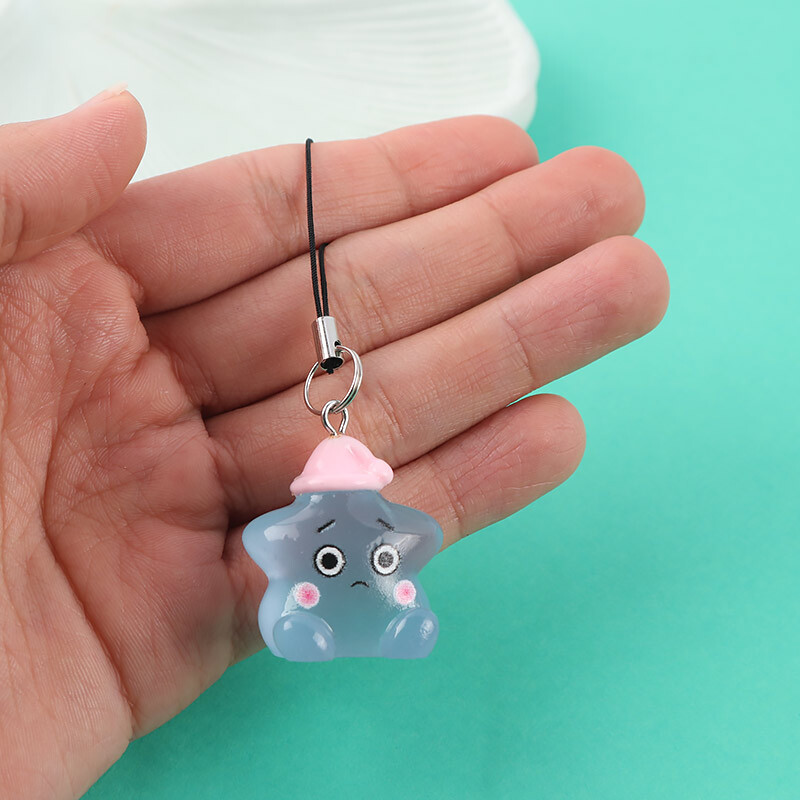 آویز فلش و موبایل ستاره شفاف شب تاب