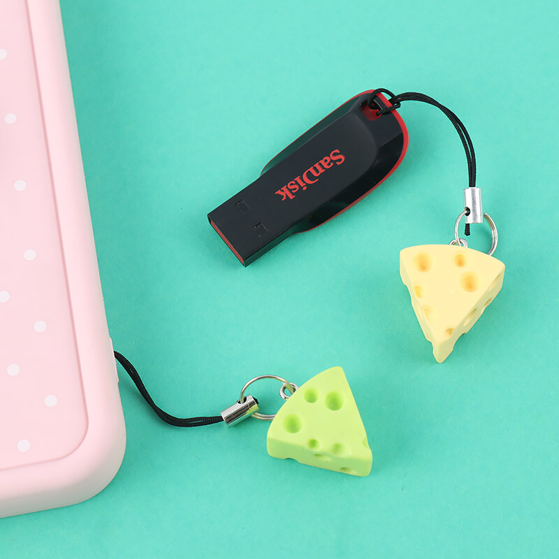 آویز فلش و موبایل پنیر رنگی کد 2