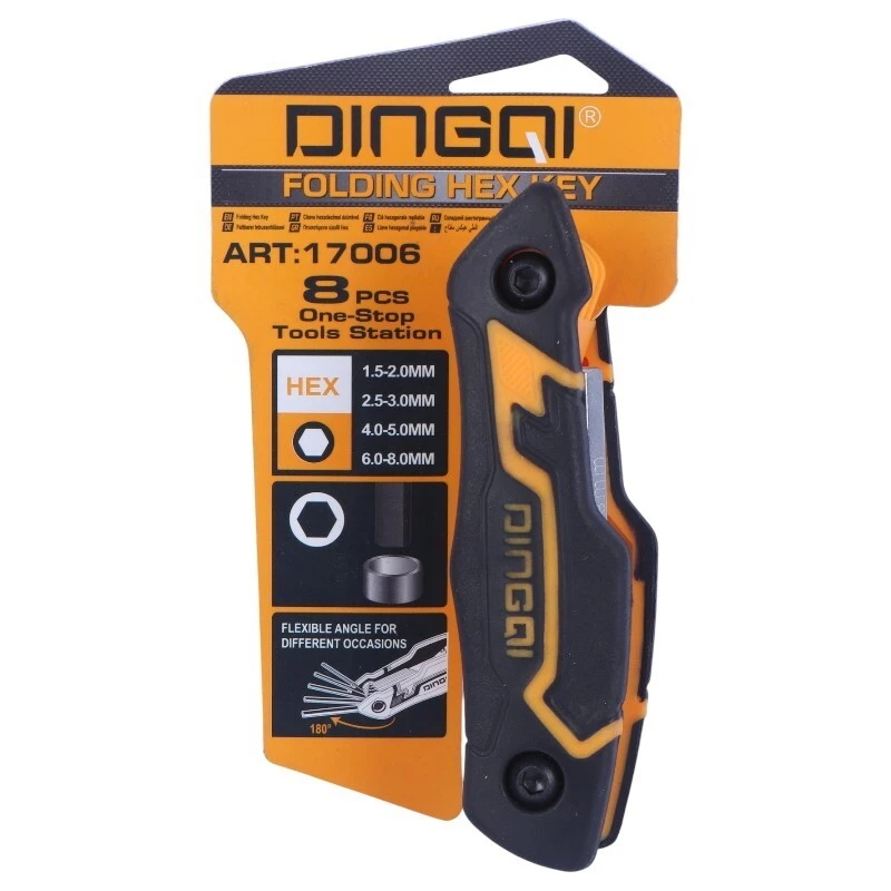 ست آچار آلن 8 عددی Dingqi 17006