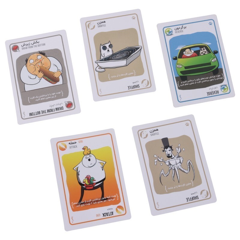 بازی فکری گربه های انفجاری پلاس فندقچه کد 010096