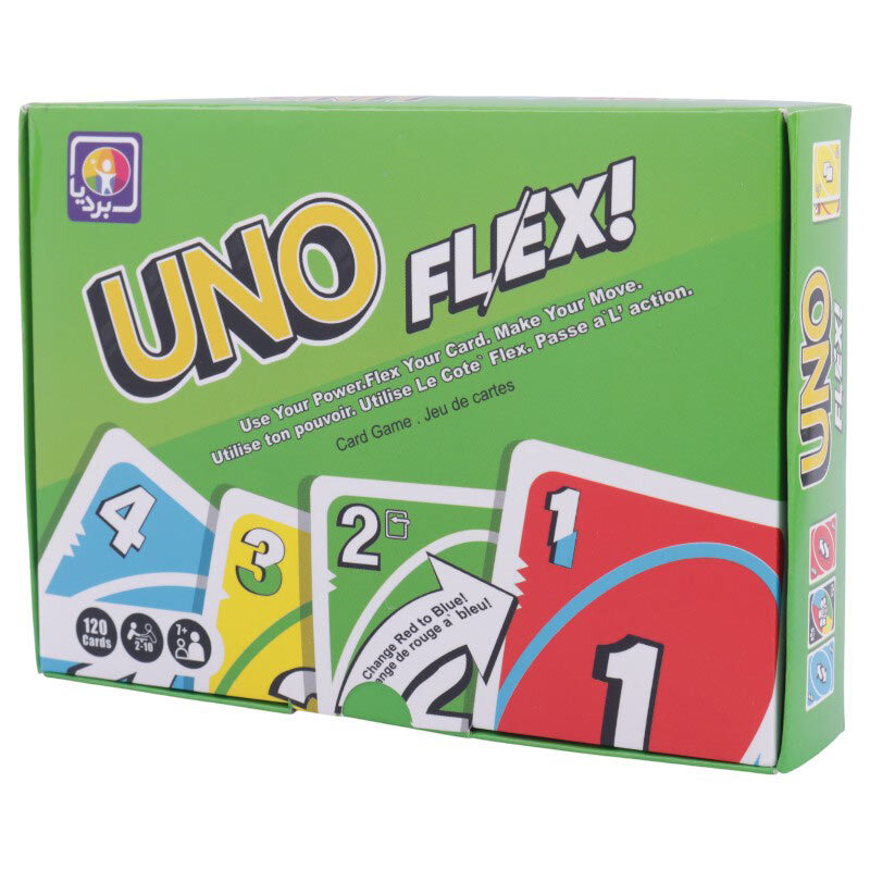 بازی فکری اونو فلکس 120 کارتی بردیا DTA4017 کد 010821