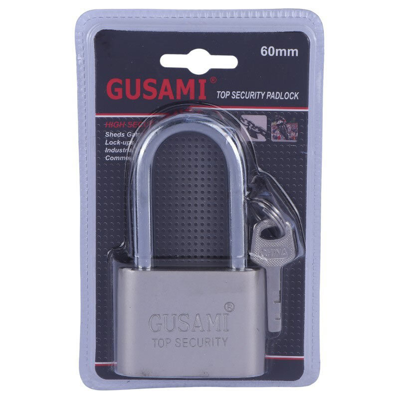 قفل آویز پایه بلند گوسامی Gusami BGU660 60mm