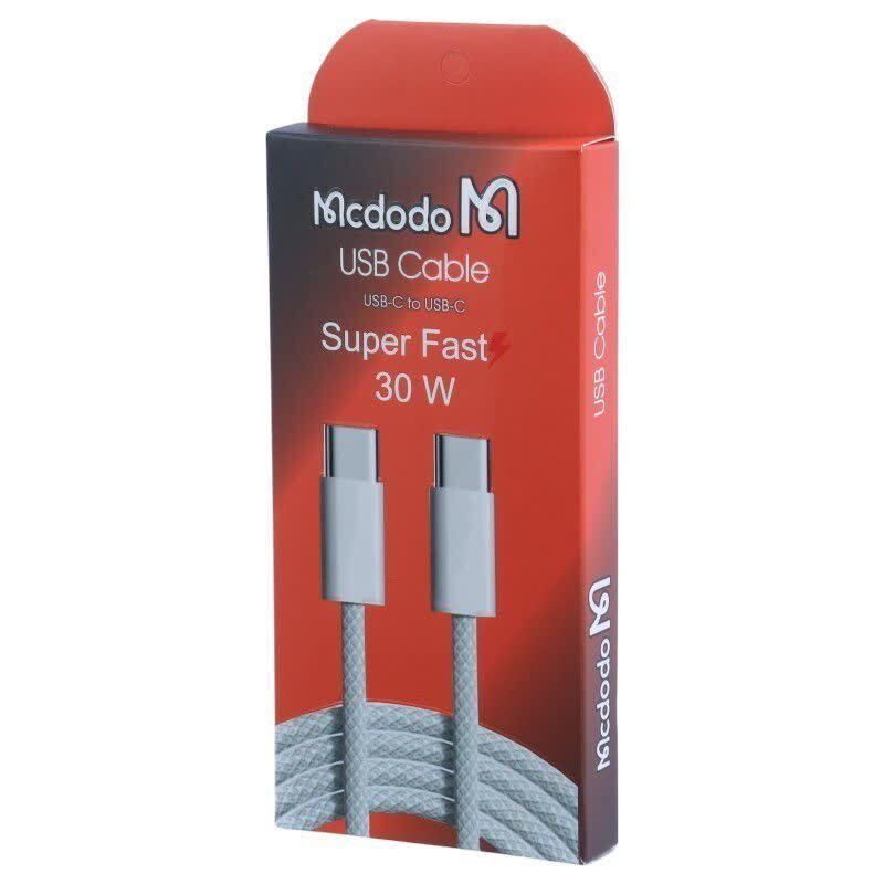 کابل دو سر تایپ سی فست شارژ 30 وات مک دودو High Copy طول 1 متر