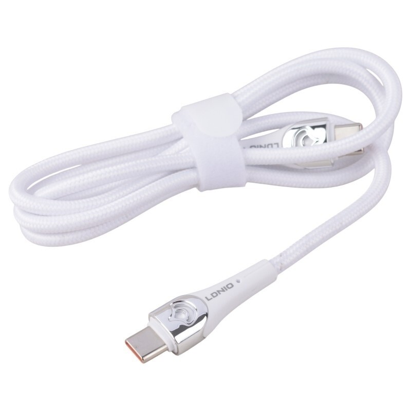 کابل دو سر تایپ سی فست شارژ 65 وات الدینیو LC861C طول 1 متر