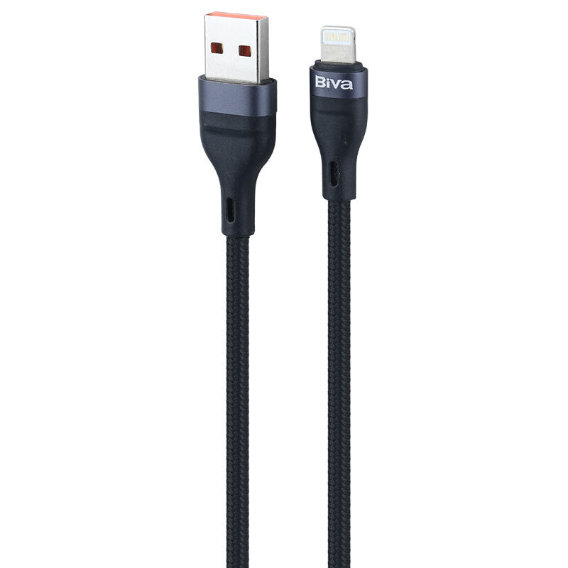 کابل لایتنینگ فست شارژ 2.4 آمپر بیوا C-08L طول 1 متر