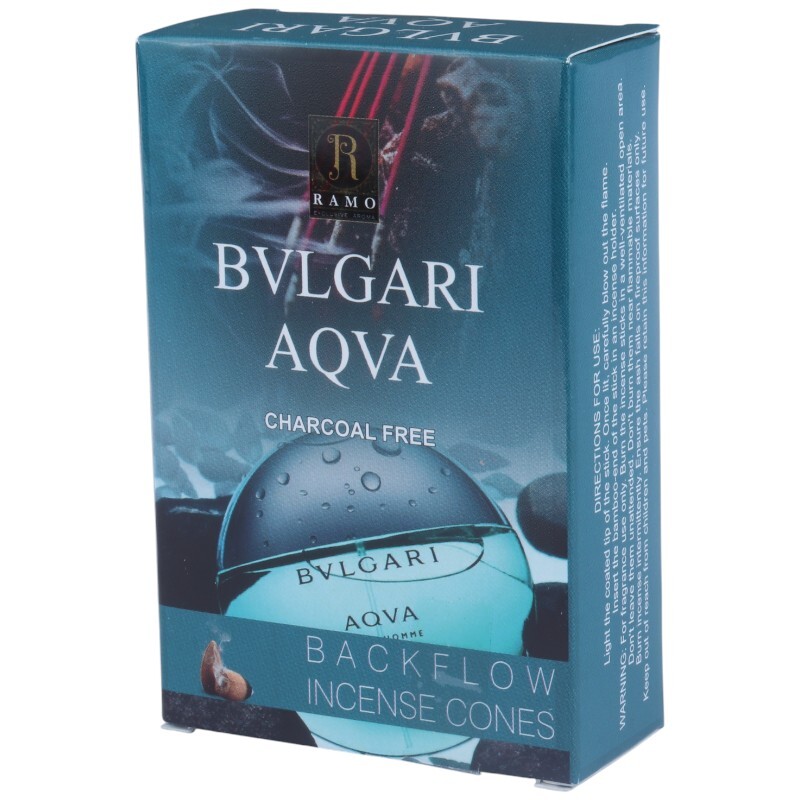 عود مخروطی بلگاری آکوا Ramo بسته 10 عددی