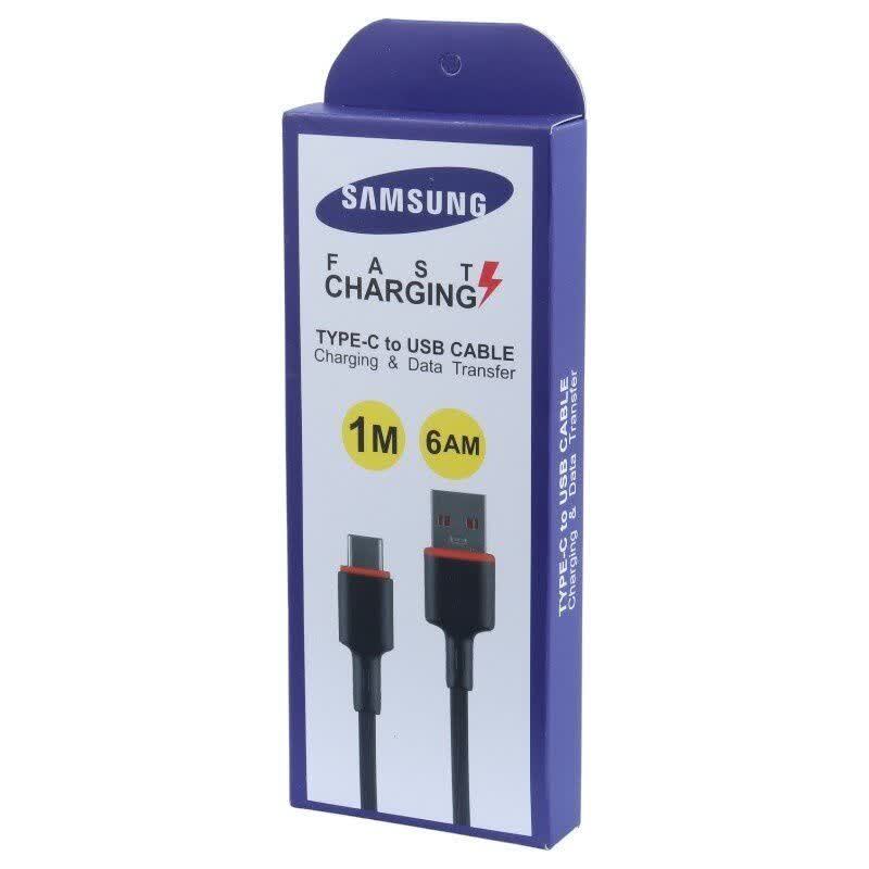 کابل تایپ سی فست شارژ 6 آمپر سامسونگ High Copy طول 1 متر