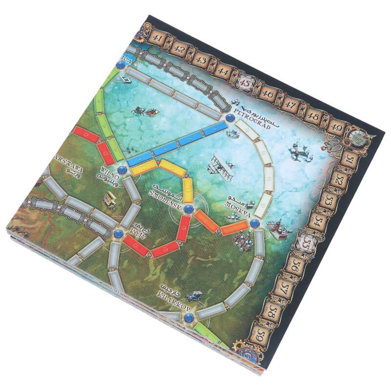 بازی فکری ماجراجویی روی دو خط موازی تیکت تو راید اروپا چارپایه کد 010739