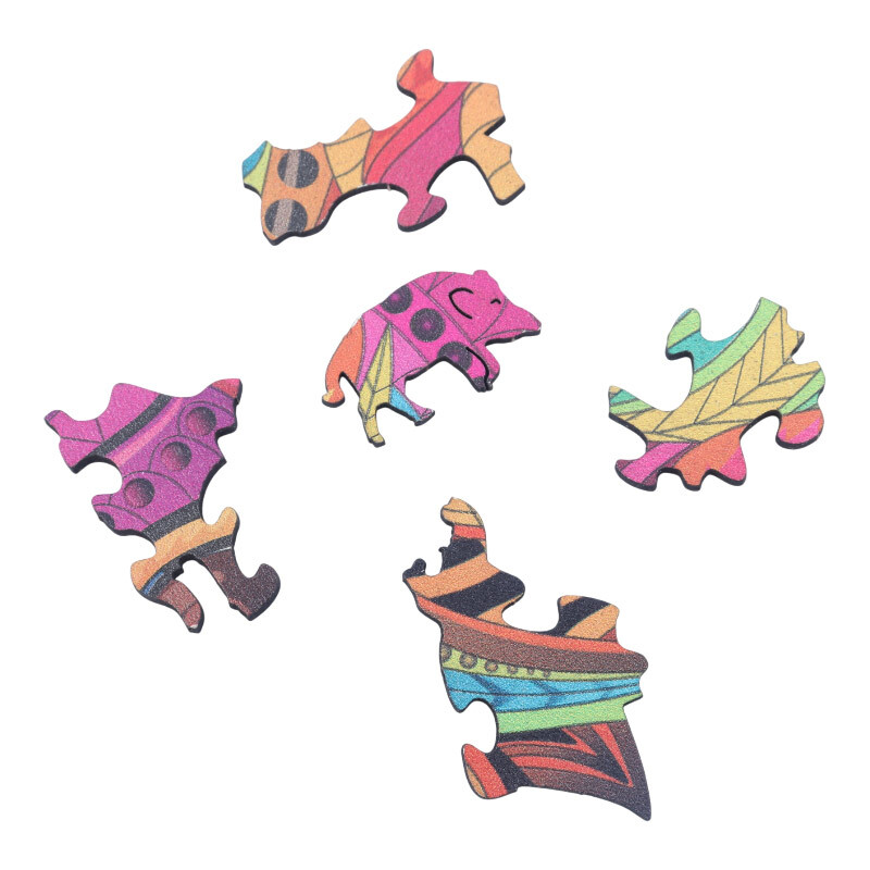 پازل چوبی 170 تکه هزارتو طرح گربه کد 011071