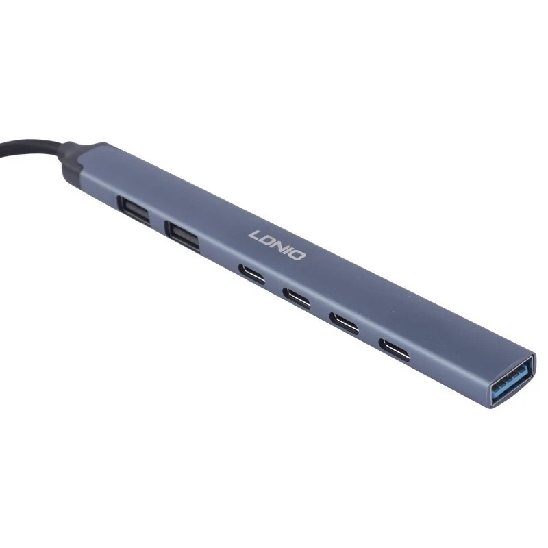 هاب 7 پورت Type-C الدینیو DS-87C