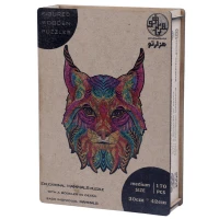 پازل چوبی 170 تکه هزارتو طرح گربه کد 011071