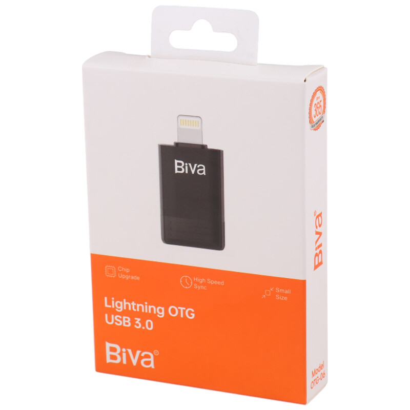 تبدیل USB3.0 OTG به لایتنینگ بیوا OTG-06