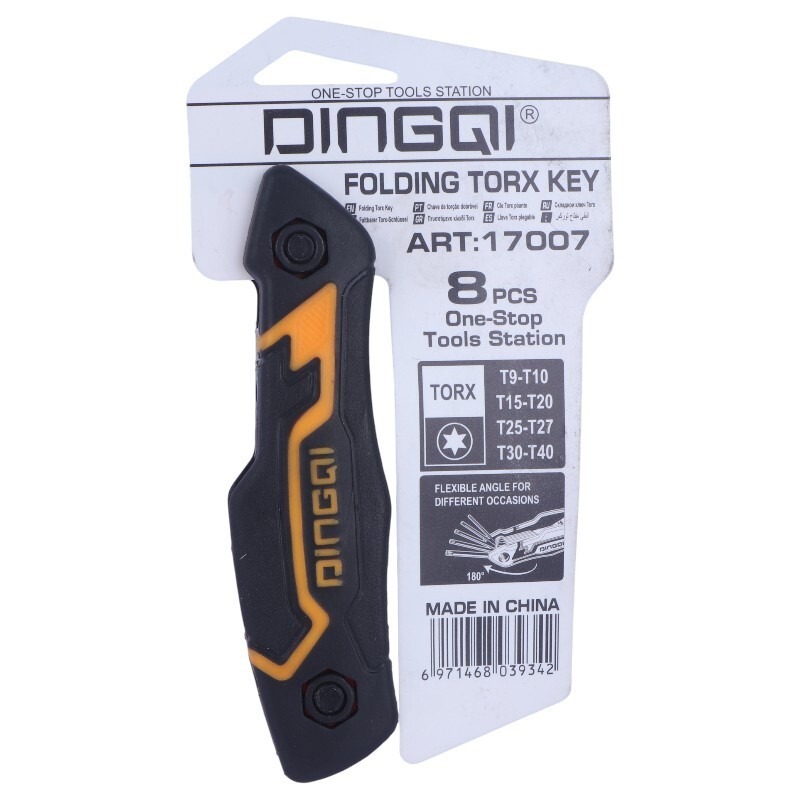 ست آچار آلن ستاره ای 8 عددی دینگی Dingqi 17007