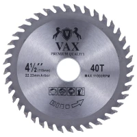 صفحه برش چوب مینی Vax 115mm