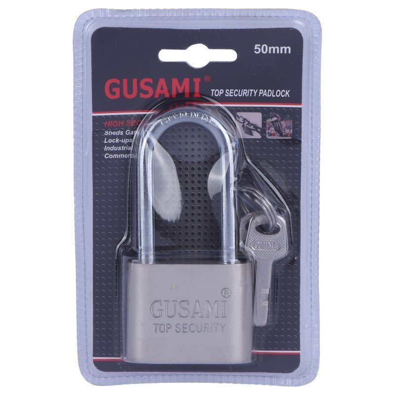 قفل آویز پایه بلند گوسامی Gusami BGU650 50mm