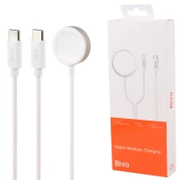 کابل دو سر آیفونی و مغناطیسی شارژ Biva WLC-02 1.6m