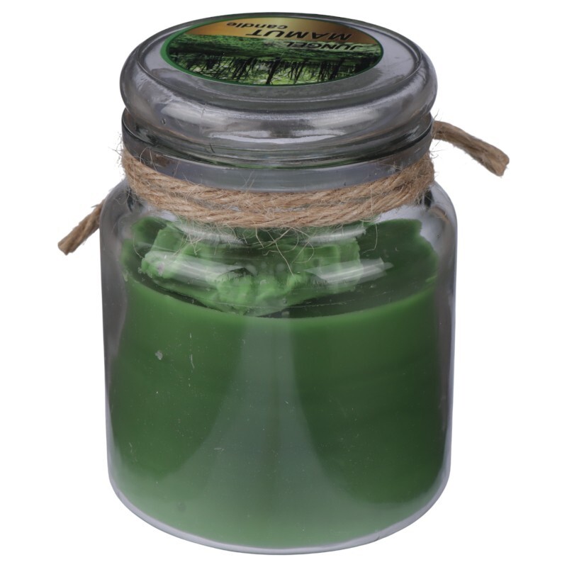 شمع شیشه ای بانکه عطری ماموت کندل