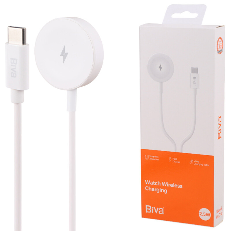 کابل شارژ مغناطیسی ساعت هوشمند Biva WLC-15 1.2m