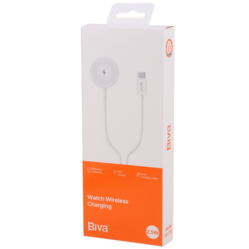کابل شارژ مغناطیسی ساعت هوشمند Biva WLC-15 1.2m