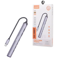 هاب 7 پورت Type-C الدینیو DS-87C