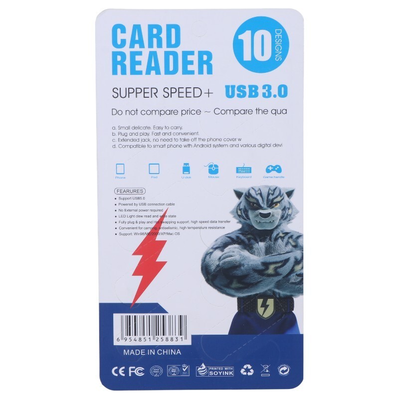 رم ریدر تک کاره فلزی MicroSD بسته 10 عددی