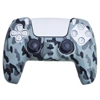 روکش دسته بازی PS5 طرح چریکی خاکستری