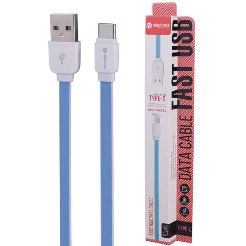 کابل تایپ سی فست شارژ 2.4 آمپر نیافون NC-76C طول 1 متر
