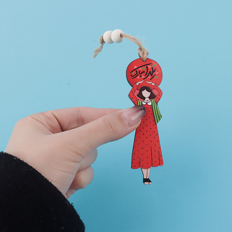 آویز چوبی یلدایی